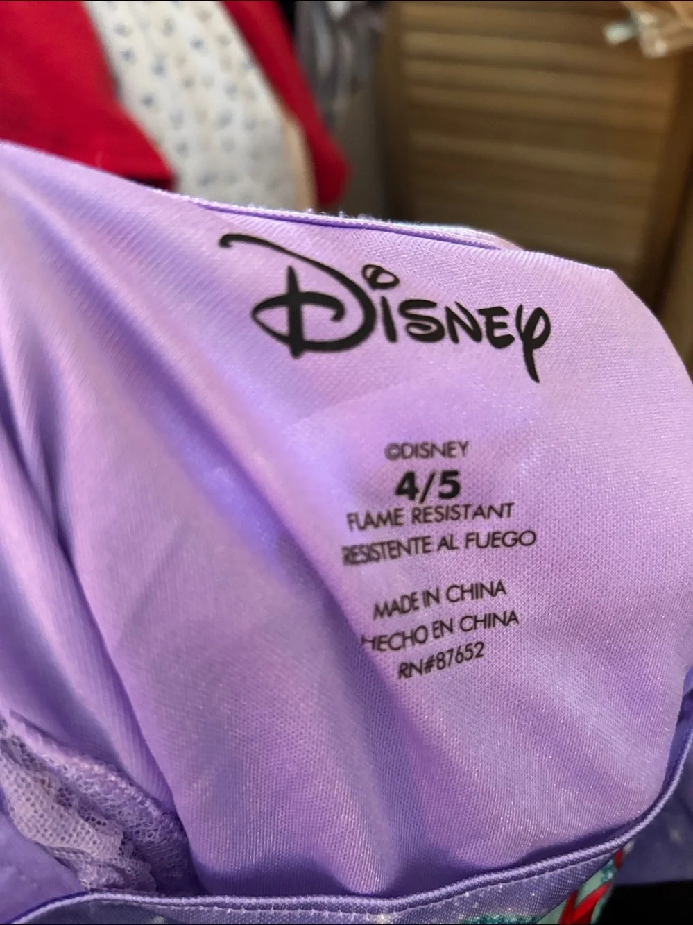 Disney Lavender Ariel-Inspired Girls Costume 4/5